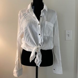 White button down blouse (NWT)
